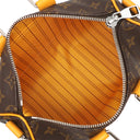 ルイヴィトン LOUIS VUITTON キーポル バンドリエール25 M12733 サフランイエロー モノグラムマカサー 2WAYバッグ シルバー金具 ボストン ショルダー