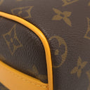 ルイヴィトン LOUIS VUITTON キーポル バンドリエール25 M12733 サフランイエロー モノグラムマカサー 2WAYバッグ シルバー金具 ボストン ショルダー
