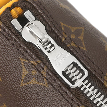 ルイヴィトン LOUIS VUITTON キーポル バンドリエール25 M12733 サフランイエロー モノグラムマカサー 2WAYバッグ シルバー金具 ボストン ショルダー
