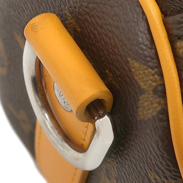 ルイヴィトン LOUIS VUITTON キーポル バンドリエール25 M12733 サフランイエロー モノグラムマカサー 2WAYバッグ シルバー金具 ボストン ショルダー
