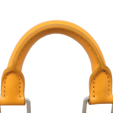 ルイヴィトン LOUIS VUITTON キーポル バンドリエール25 M12733 サフランイエロー モノグラムマカサー 2WAYバッグ シルバー金具 ボストン ショルダー