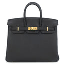 エルメス HERMES バーキン25 ブラック トゴ ハンドバッグ ゴールド金具 新品 未使用 黒 2026年製