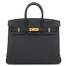 エルメス HERMES バーキン25 ブラック トゴ ハンドバッグ ゴールド金具 新品 未使用 黒 2026年製