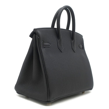 エルメス HERMES バーキン25 ブラック トゴ ハンドバッグ ゴールド金具 新品 未使用 黒 2026年製