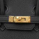 エルメス HERMES バーキン25 ブラック トゴ ハンドバッグ ゴールド金具 新品 未使用 黒 2026年製