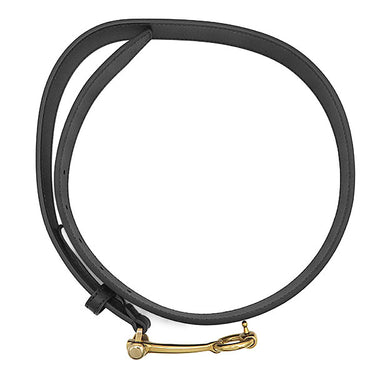 グッチ GUCCI ホースビット スキニーベルト 80/32 309898 ブラック レザー ベルト ゴールド金具 黒