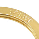 ロエベ LOEWE アナグラム キーリング グリーン×ゴールド メタル キーホルダー ゴールド金具 キーホルダー