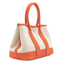 エルメス HERMES ネオ ガーデン23 エクリュ×オレンジフィールド ネゴンダ トワルアッシュヴァイキング ハンドバッグ シルバー金具 新品 未使用 ガーデンパーティー ミニ 2025年製