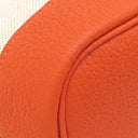 エルメス HERMES ネオ ガーデン23 エクリュ×オレンジフィールド ネゴンダ トワルアッシュヴァイキング ハンドバッグ シルバー金具 新品 未使用 ガーデンパーティー ミニ 2025年製