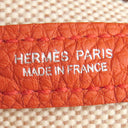 エルメス HERMES ネオ ガーデン23 エクリュ×オレンジフィールド ネゴンダ トワルアッシュヴァイキング ハンドバッグ シルバー金具 新品 未使用 ガーデンパーティー ミニ 2025年製
