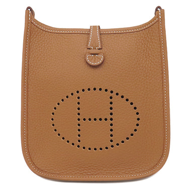 エルメス HERMES エヴリン TPM 16 ロング ゴールド トリヨンクレマンス ショルダーバッグ シルバー金具 新品 未使用 茶 エブリン 2025年製