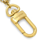ルイヴィトン LOUIS VUITTON フルール ドゥ モノグラム M65111 ピンクベージュ×アイボリー GP エナメル バッグチャーム ゴールド金具 LVロゴ キーホルダー