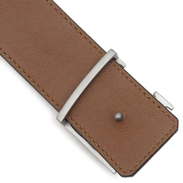ルイヴィトン LOUIS VUITTON サンチュール LVイニシャル ピラミッド 90/36 M9346 ブラック レザー モノグラムイリュージョンレザー ベルト シルバー金具 黒