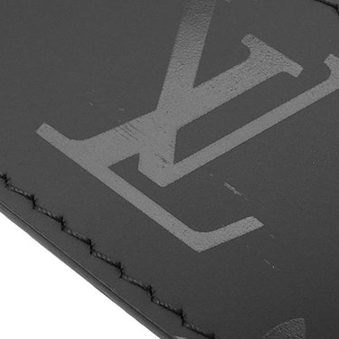 ルイヴィトン LOUIS VUITTON サンチュール LVイニシャル ピラミッド 90/36 M9346 ブラック レザー モノグラムイリュージョンレザー ベルト シルバー金具 黒