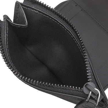 ルイヴィトン LOUIS VUITTON ヴィクター ウォレット M26250 ノワール カーフ ワクシーカーフレザー 三つ折り財布 シルバー金具 黒 コンパクトウォレット