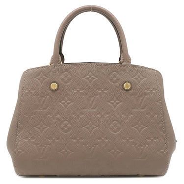 ルイヴィトン LOUIS VUITTON モンテーニュBB トープ系 モノグラムアンプラント 2WAYバッグ ゴールド金具 ショルダーバッグ