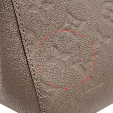 ルイヴィトン LOUIS VUITTON モンテーニュBB トープ系 モノグラムアンプラント 2WAYバッグ ゴールド金具 ショルダーバッグ