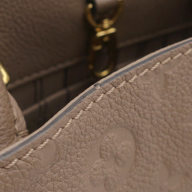 ルイヴィトン LOUIS VUITTON モンテーニュBB トープ系 モノグラムアンプラント 2WAYバッグ ゴールド金具 ショルダーバッグ