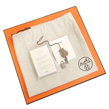 エルメス HERMES バーキン35 エトゥープ トゴ ハンドバッグ シルバー金具 グレージュ