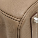エルメス HERMES バーキン35 エトゥープ トゴ ハンドバッグ シルバー金具 グレージュ