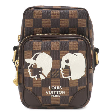 ルイヴィトン LOUIS VUITTON アマゾン N40768 ダミエエベヌ ダミエキャンバス ショルダーバッグ ゴールド金具 ファレル ウイリアムス NIGO