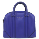 ジバンシイ GIVENCHY ルクレツィア ブルー カーフ 2WAYバッグ ゴールド金具 青 ハンドバッグ ショルダー