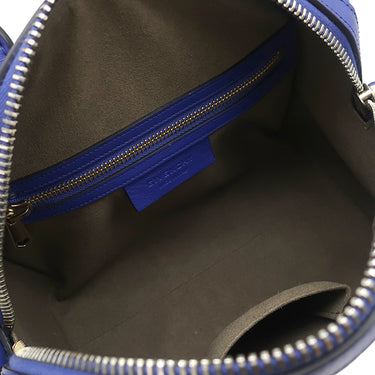 ジバンシイ GIVENCHY ルクレツィア ブルー カーフ 2WAYバッグ ゴールド金具 青 ハンドバッグ ショルダー