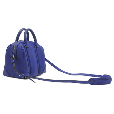 ジバンシイ GIVENCHY ルクレツィア ブルー カーフ 2WAYバッグ ゴールド金具 青 ハンドバッグ ショルダー