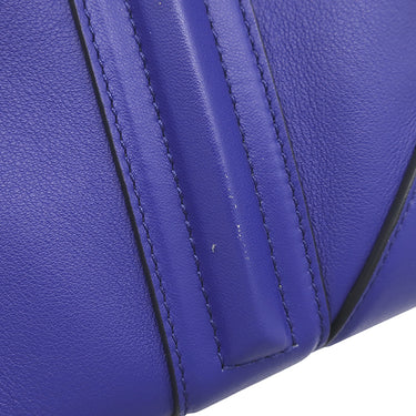 ジバンシイ GIVENCHY ルクレツィア ブルー カーフ 2WAYバッグ ゴールド金具 青 ハンドバッグ ショルダー