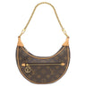 ルイヴィトン LOUIS VUITTON ループ M81098 モノグラム モノグラムキャンバス 2WAYバッグ ゴールド金具 茶 ハンドバッグ ショルダー ハーフムーン