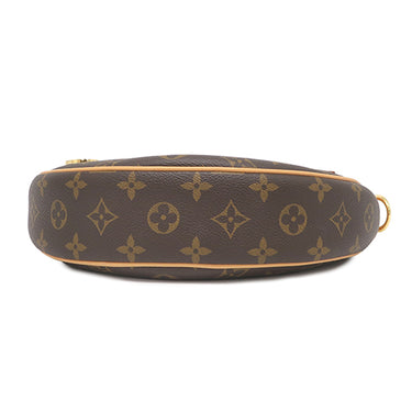 ルイヴィトン LOUIS VUITTON ループ M81098 モノグラム モノグラムキャンバス 2WAYバッグ ゴールド金具 茶 ハンドバッグ ショルダー ハーフムーン