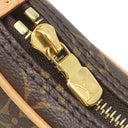 ルイヴィトン LOUIS VUITTON ループ M81098 モノグラム モノグラムキャンバス 2WAYバッグ ゴールド金具 茶 ハンドバッグ ショルダー ハーフムーン