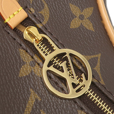 ルイヴィトン LOUIS VUITTON ループ M81098 モノグラム モノグラムキャンバス 2WAYバッグ ゴールド金具 茶 ハンドバッグ ショルダー ハーフムーン