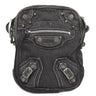 バレンシアガ BALENCIAGA ル カゴール 719065 ブラック デニム ショルダーバッグ シルバー金具 黒 デニム