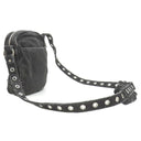 バレンシアガ BALENCIAGA ル カゴール 719065 ブラック デニム ショルダーバッグ シルバー金具 黒 デニム