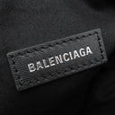 バレンシアガ BALENCIAGA ル カゴール 719065 ブラック デニム ショルダーバッグ シルバー金具 黒 デニム