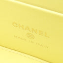 シャネル CHANEL マトラッセ バニティ AP1341 イエロー レザー ショルダーバッグ ゴールド金具 チェーンバッグ