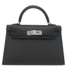 エルメス HERMES ミニケリードゥ 外縫い ブラック ヴォーエプソン 2WAYバッグ シルバー金具 黒 ショルダー 2026年製