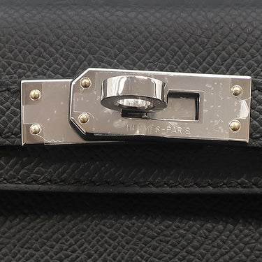 エルメス HERMES ミニケリードゥ 外縫い ブラック ヴォーエプソン 2WAYバッグ シルバー金具 黒 ショルダー 2026年製