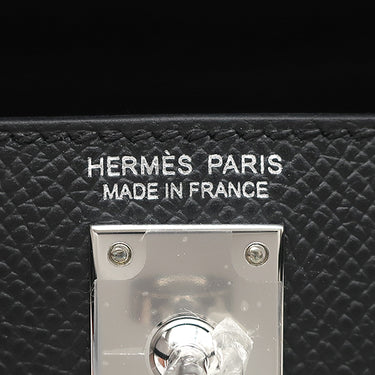 エルメス HERMES ミニケリードゥ 外縫い ブラック ヴォーエプソン 2WAYバッグ シルバー金具 黒 ショルダー 2026年製