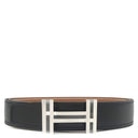 エルメス HERMES コンスタンスH #100 H オ カレ ブラック×ゴールド トゴ ボックスカーフ #100 ベルト シルバー金具 新品 未使用 リバーシブル キット 2025年製