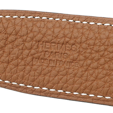 エルメス HERMES コンスタンスH #100 H オ カレ ブラック×ゴールド トゴ ボックスカーフ #100 ベルト シルバー金具 新品 未使用 リバーシブル キット 2025年製