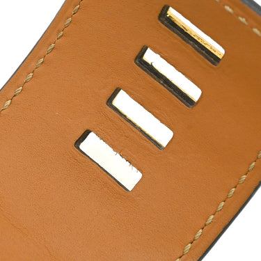 エルメス HERMES コリエ ド シアン カクタス×ゴールド アリゲーター GP T2 ブレスレット ゴールド金具 緑 艶あり