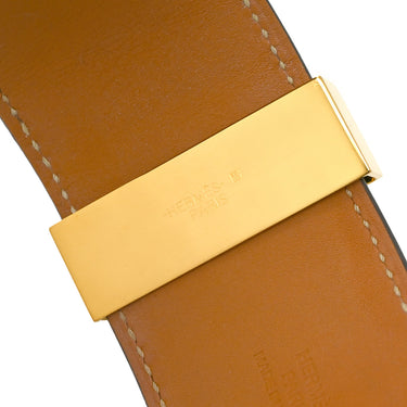 エルメス HERMES コリエ ド シアン カクタス×ゴールド アリゲーター GP T2 ブレスレット ゴールド金具 緑 艶あり