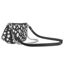 ルイヴィトン LOUIS VUITTON LV×YK ミュルティ ポシェット アクセソワール M46410 ブラック×ホワイト モノグラムアンプラント ショルダーバッグ シルバー金具 草間彌生