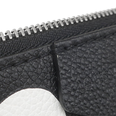 ルイヴィトン LOUIS VUITTON LV×YK ミュルティ ポシェット アクセソワール M46410 ブラック×ホワイト モノグラムアンプラント ショルダーバッグ シルバー金具 草間彌生