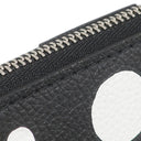 ルイヴィトン LOUIS VUITTON LV×YK ミュルティ ポシェット アクセソワール M46410 ブラック×ホワイト モノグラムアンプラント ショルダーバッグ シルバー金具 草間彌生