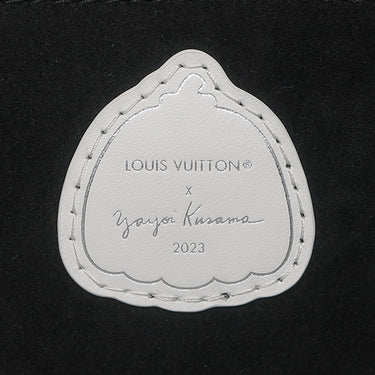ルイヴィトン LOUIS VUITTON LV×YK ミュルティ ポシェット アクセソワール M46410 ブラック×ホワイト モノグラムアンプラント ショルダーバッグ シルバー金具 草間彌生