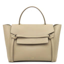 セリーヌ CELINE ベルトバッグ ミニ ベージュ レザー ハンドバッグ ゴールド金具 ショルダーストラップ欠品