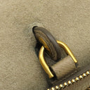 セリーヌ CELINE ベルトバッグ ミニ ベージュ レザー ハンドバッグ ゴールド金具 ショルダーストラップ欠品